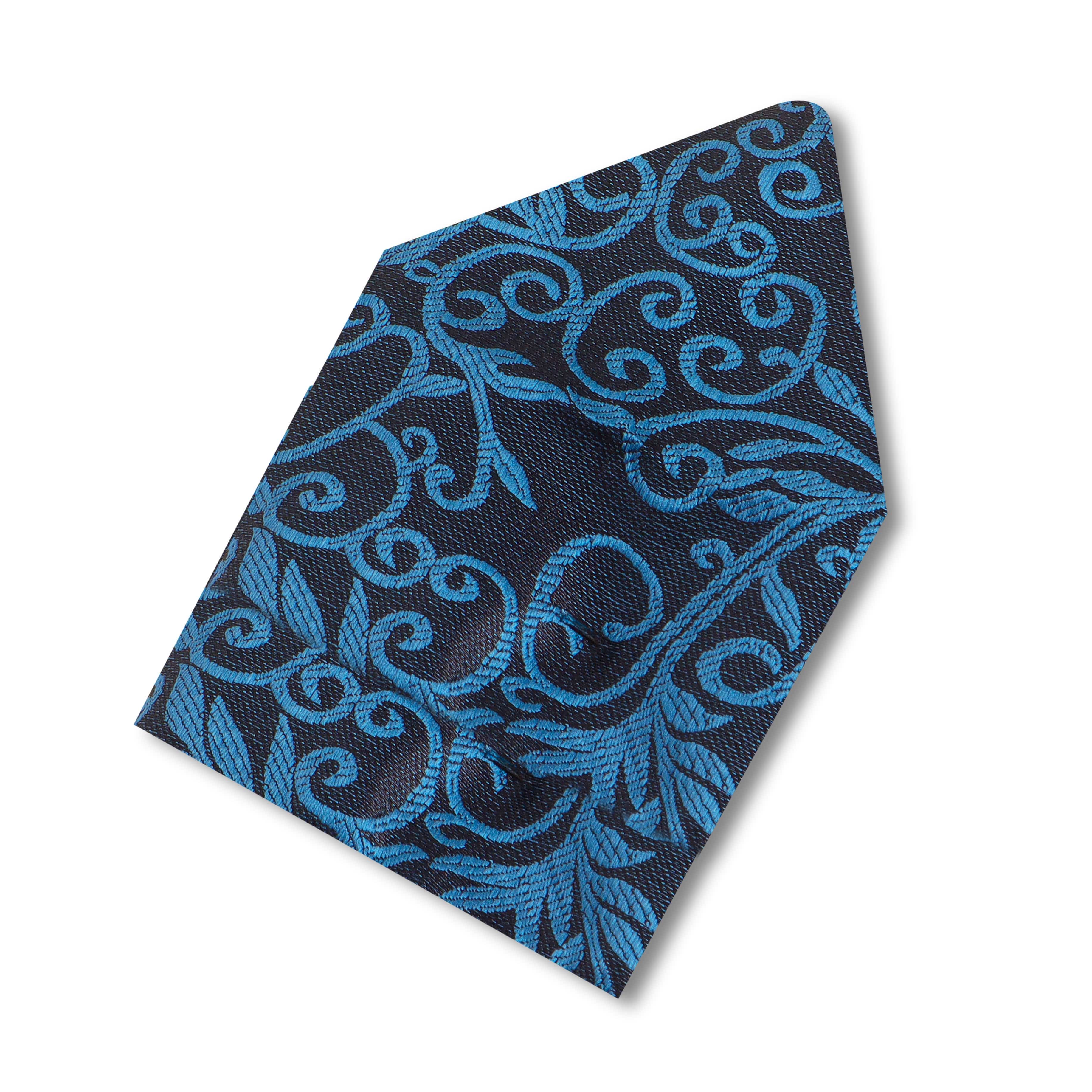 UZR  Blue Paisley Tie & Cufflink Gift Set