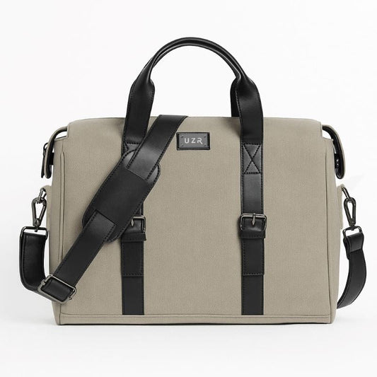 Canvas Business Laptop Bag – Sleek, Durable & Travel-Ready by UZR