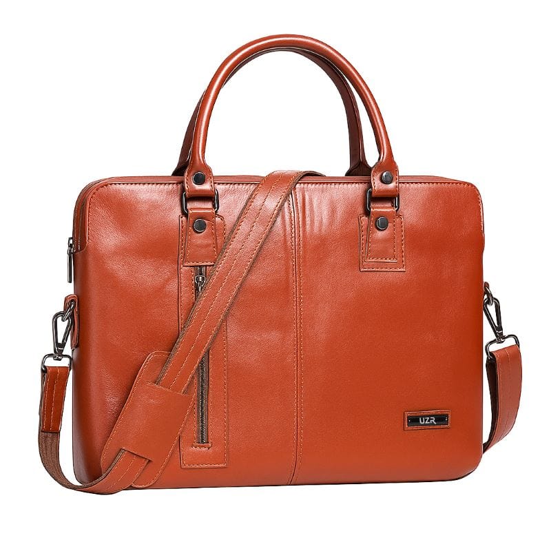 Unisex Leather Exclusive Laptop Bag – Sophisticated & Functional Work Companion by UZR