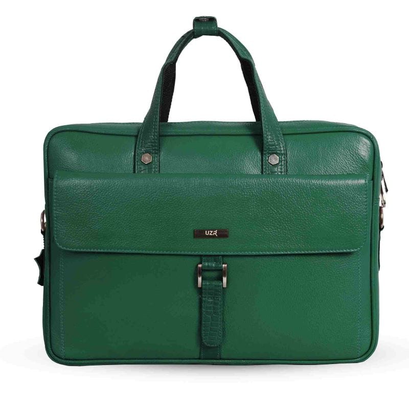 Executive Laptop Bag – Premium Leather Office Bag for Men- by UZR