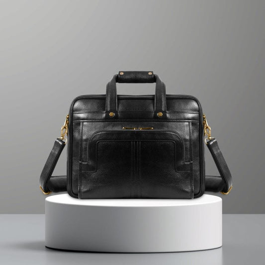 Signature Office Carry – Premium Leather Office Bags for Men from UZR