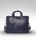 UZR Messenger Croco Large Bag (Royal Blue)