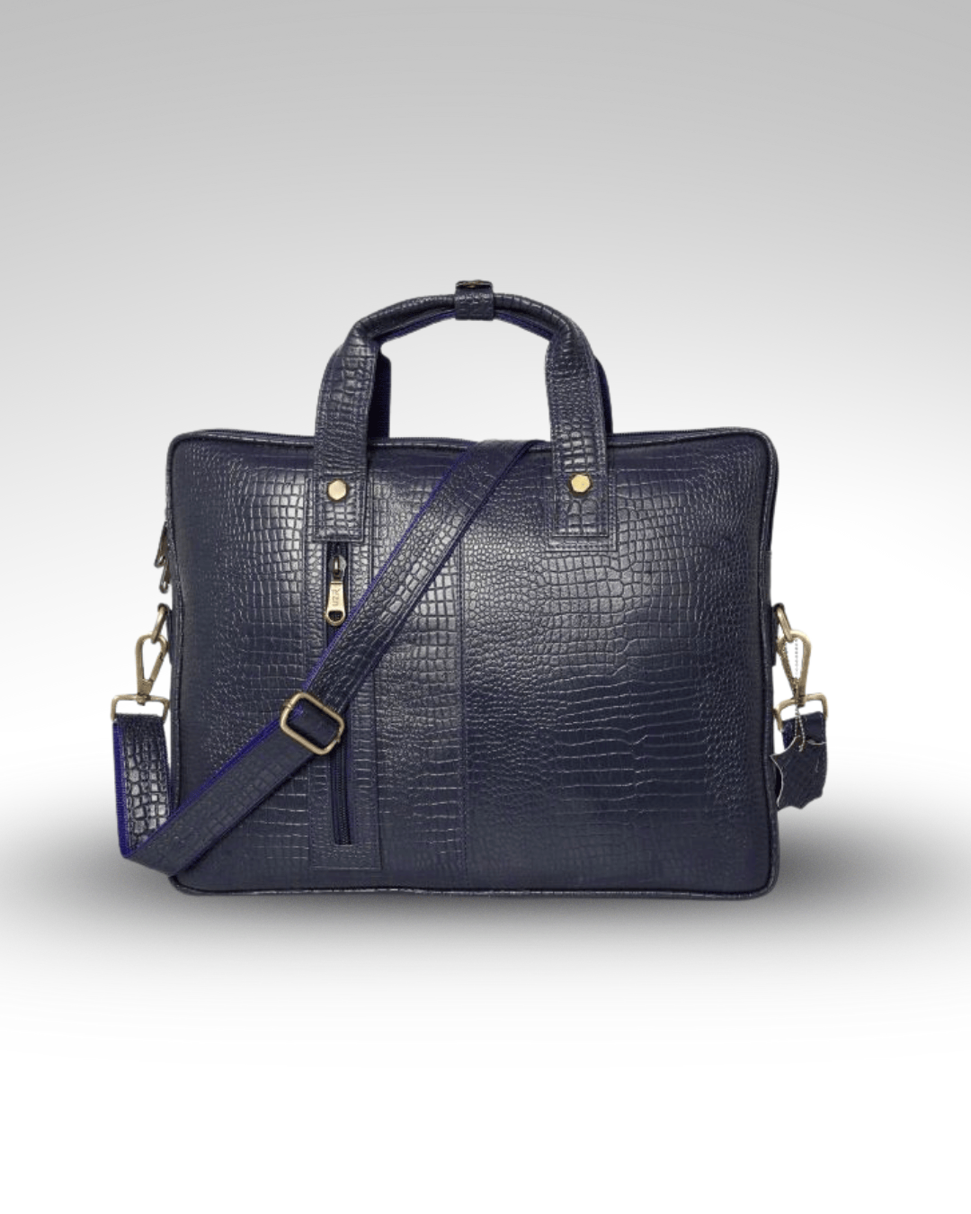 UZR Messenger Croco Large Bag (Royal Blue)