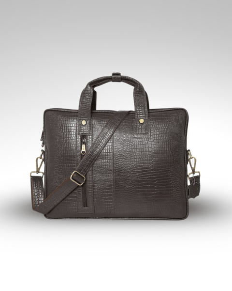 UZR Messenger Croco Large Bag (OxBlood)