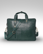 UZR Messenger Croco Large Bag (Hunter Green)