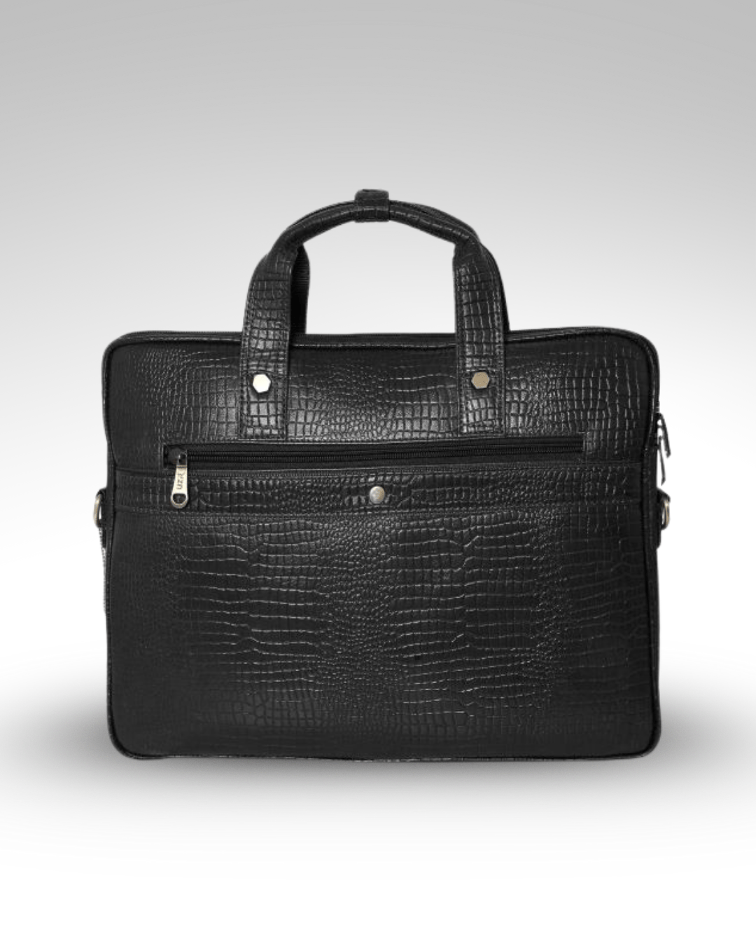 UZR Messenger Croco Large Bag (Black)