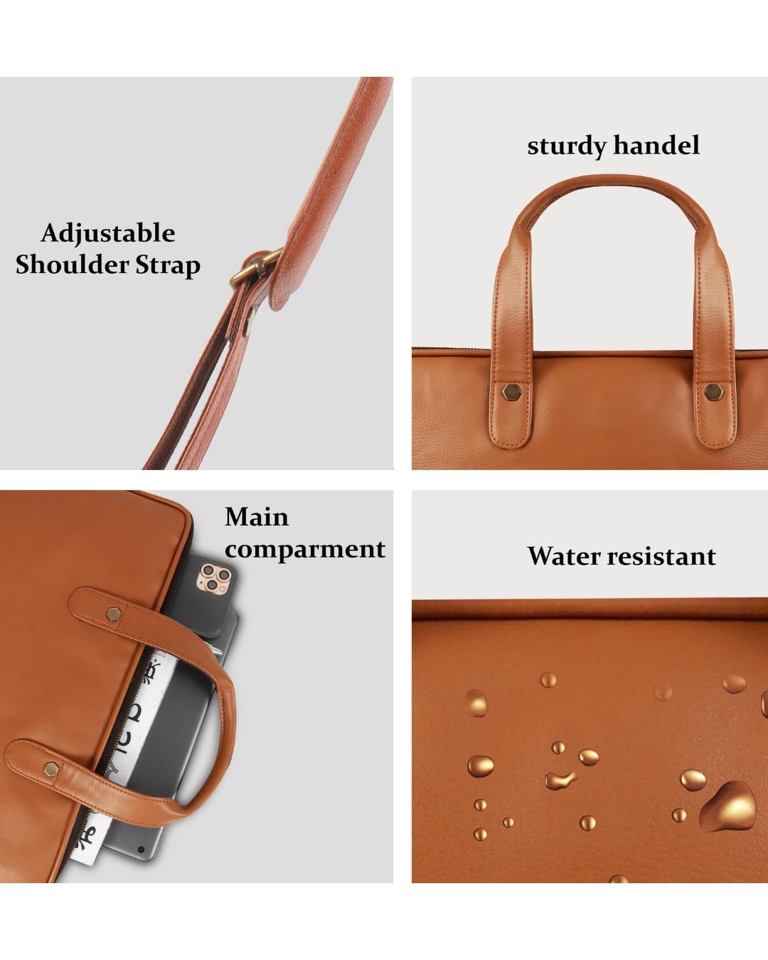 UZR Sleek PU Laptop Bag