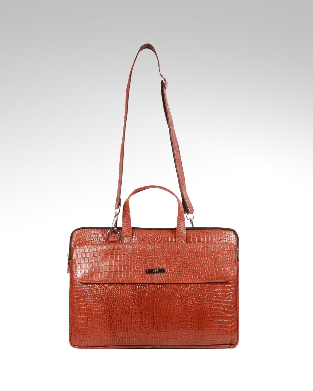 UZR Slim Mac Croco Bag (Orange)