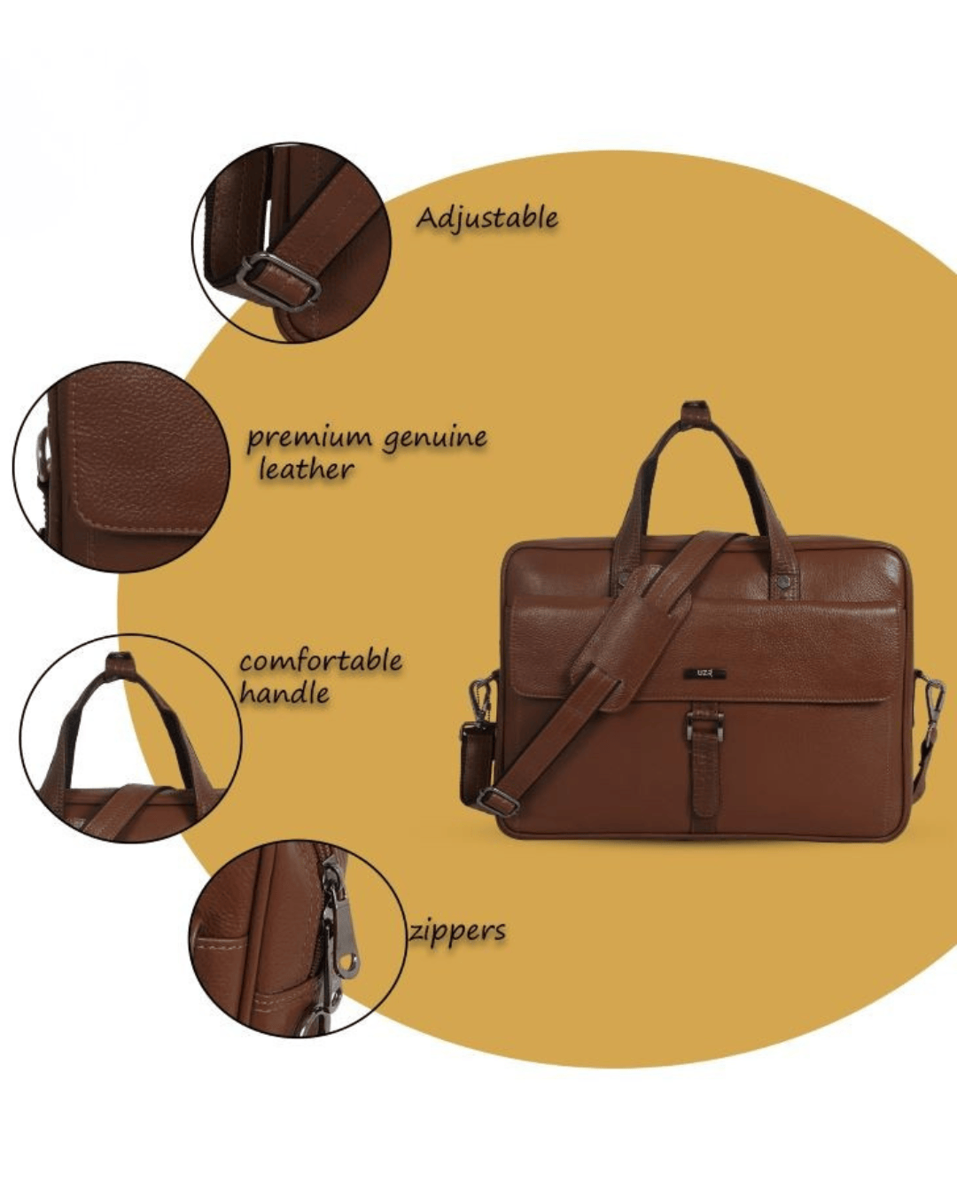 UZR Premium Messenger Prime Bag (Tan)