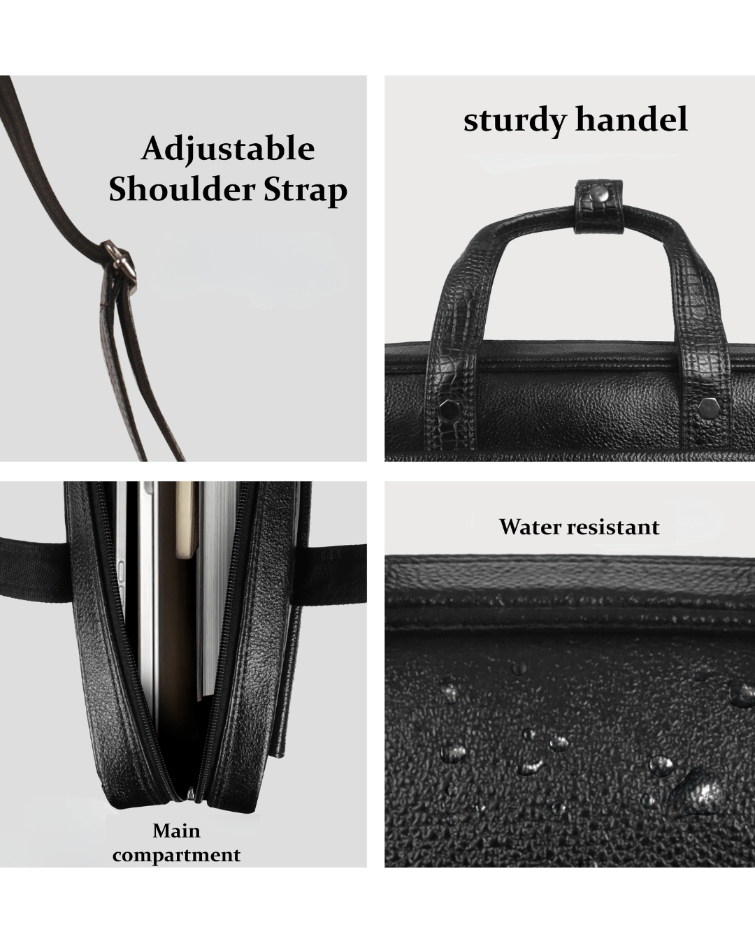 UZR Premium Messenger Prime Bag (Black)