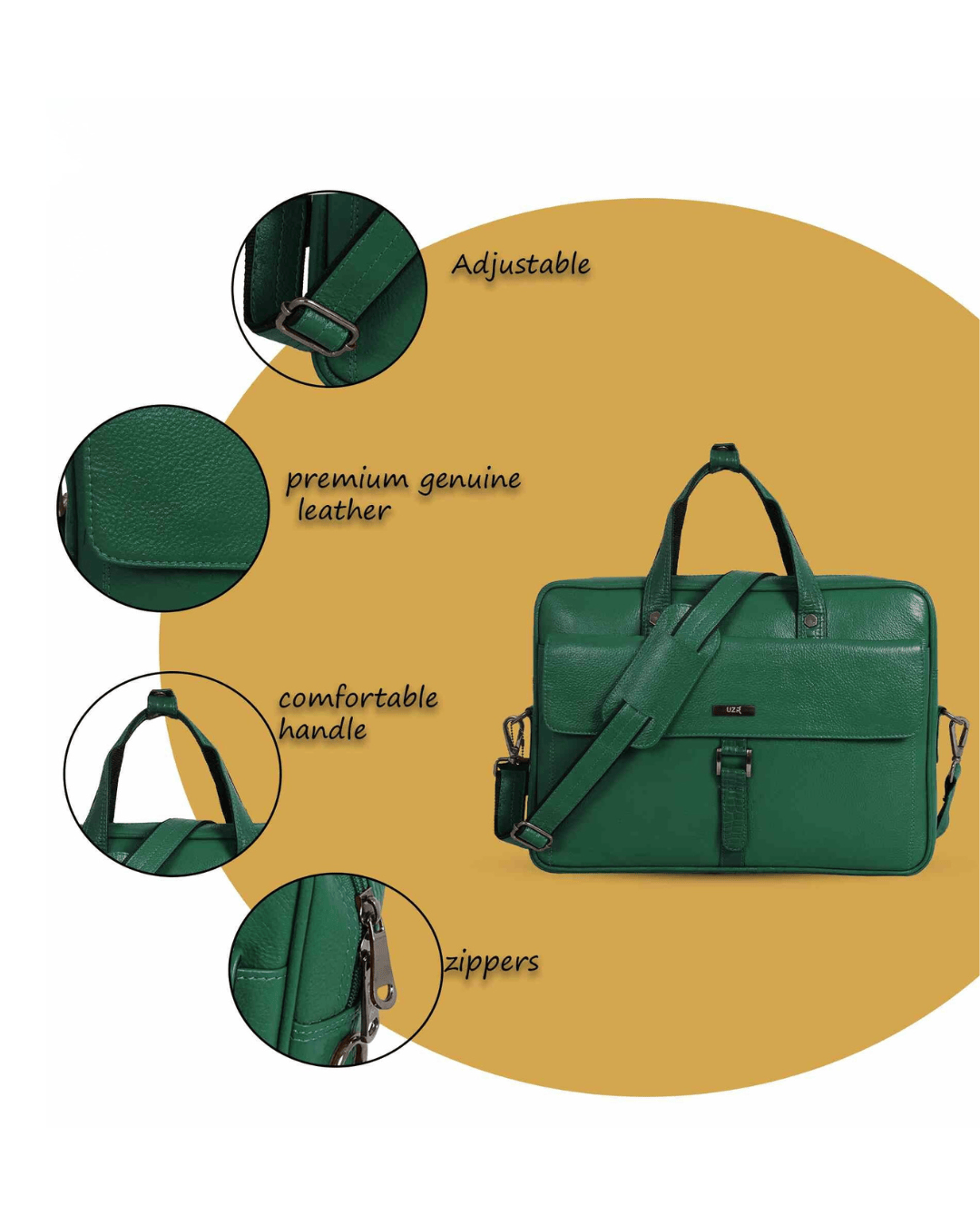 UZR Premium Messenger Prime Bag (Green)
