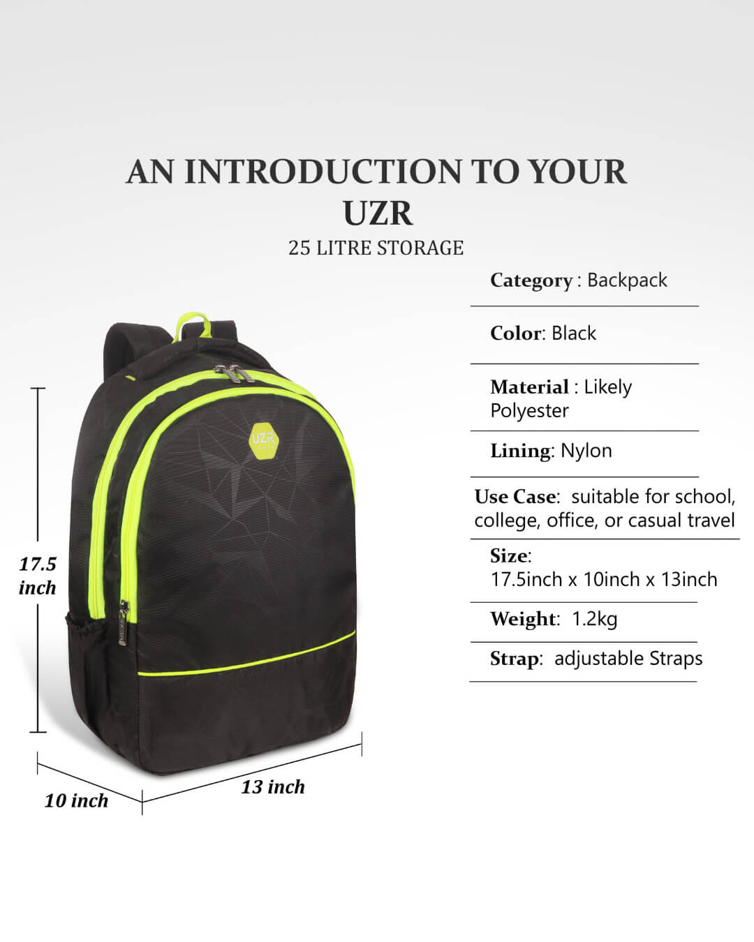 UZR UrbanGo Bagpack