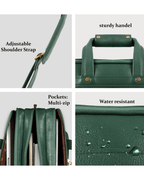 UZR Noir Luxe Classic Bag (Green)