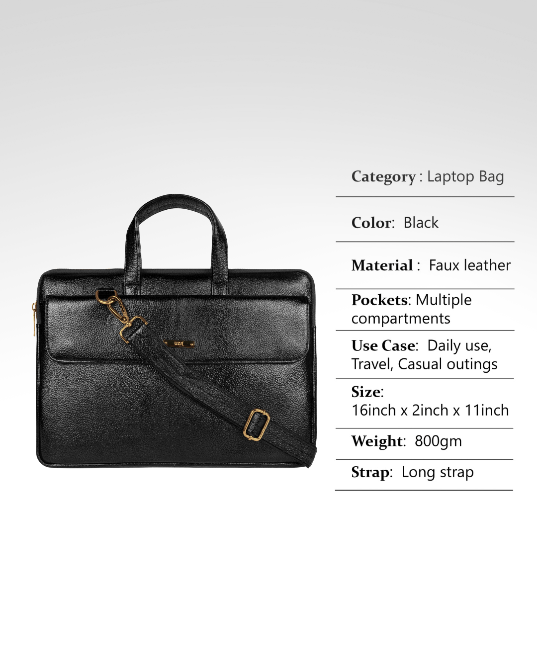 UZR Slim Mac Prime Bag (Black)