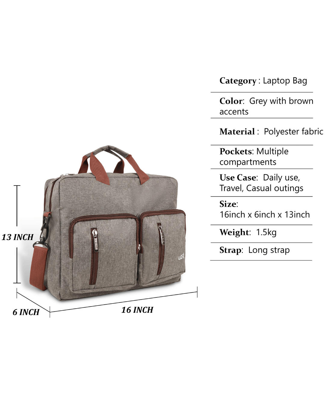 UZR Dual Chamber Bag