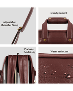 UZR Noir Luxe Classic Bag (Brown)