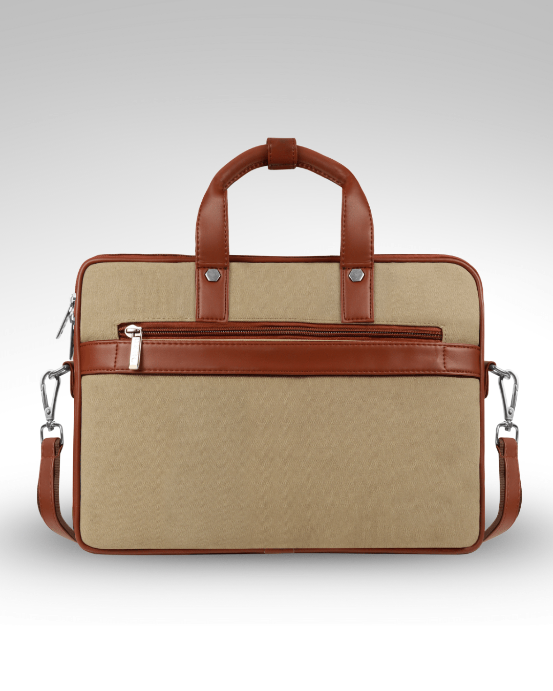 Canvas Laptop Bag by UZR – Executive Canvas & Faux Leather Laptop Bag for Men