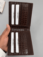 UZR Premium Croco Texture Leather Wallet for Men – Stylish Bifold Wallet