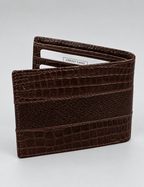 UZR Premium Croco Texture Leather Wallet for Men – Stylish Bifold Wallet