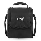 UZR India Stainless Steel Lunch Box Set (Office, School & Travel) | 3 Microwavable Containers (250ml, 400ml, 550ml), 750ml Steel Bottle, 100ml Chutney Box, Cutlery & Carry Bag – Black