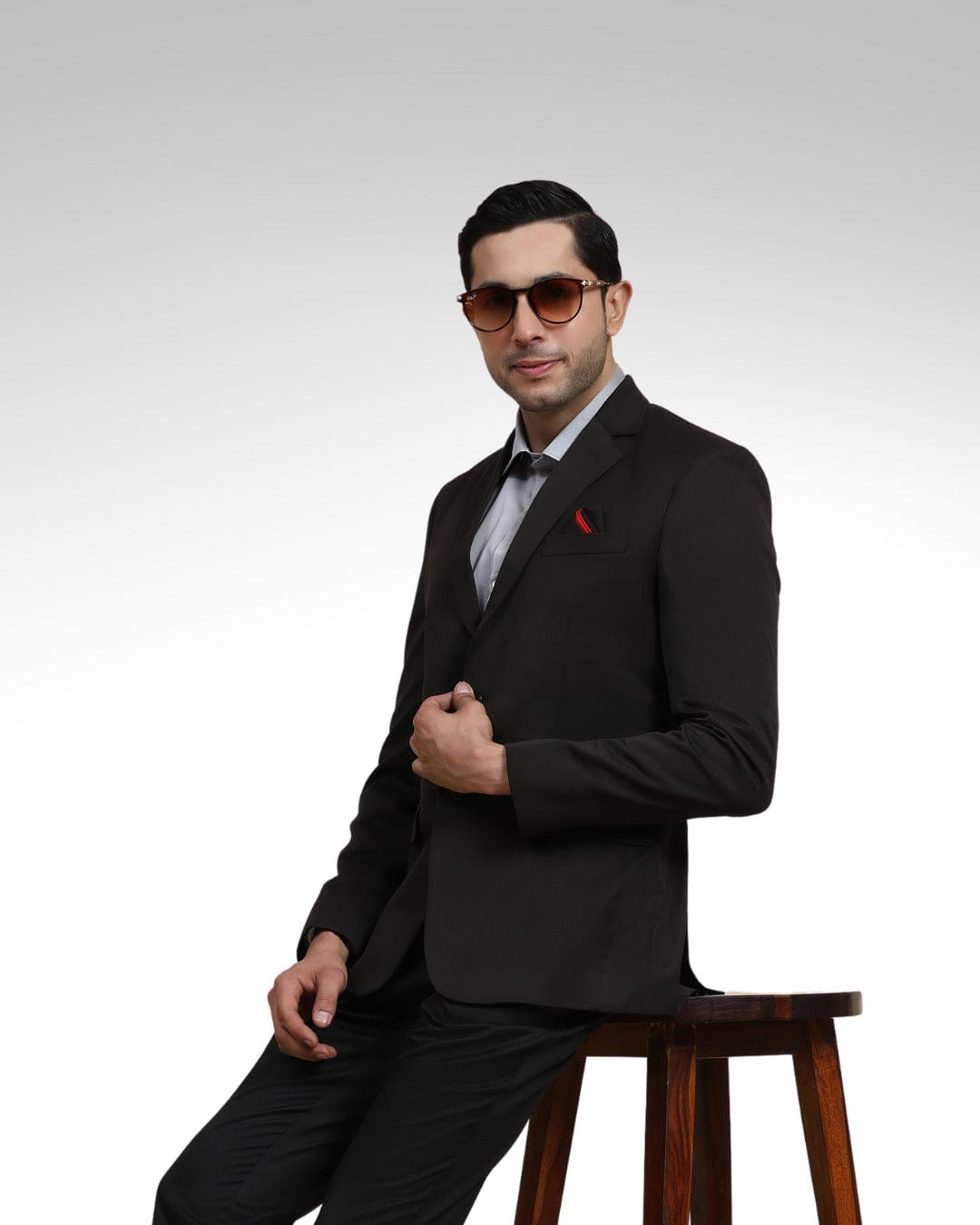 Midnight Regent Black Premium Blazer