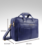 UZR Noir Luxe Classic Bag (Blue)