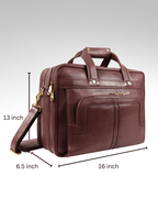 UZR Noir Luxe Classic Bag (Brown)