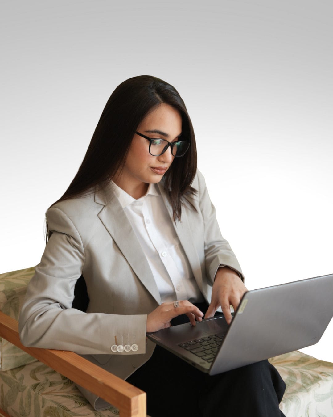 SableTone Premium grey blazer