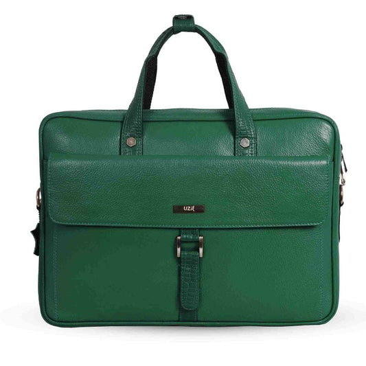 Executive Laptop Bag – Premium Leather Office Bag for Men- by UZR