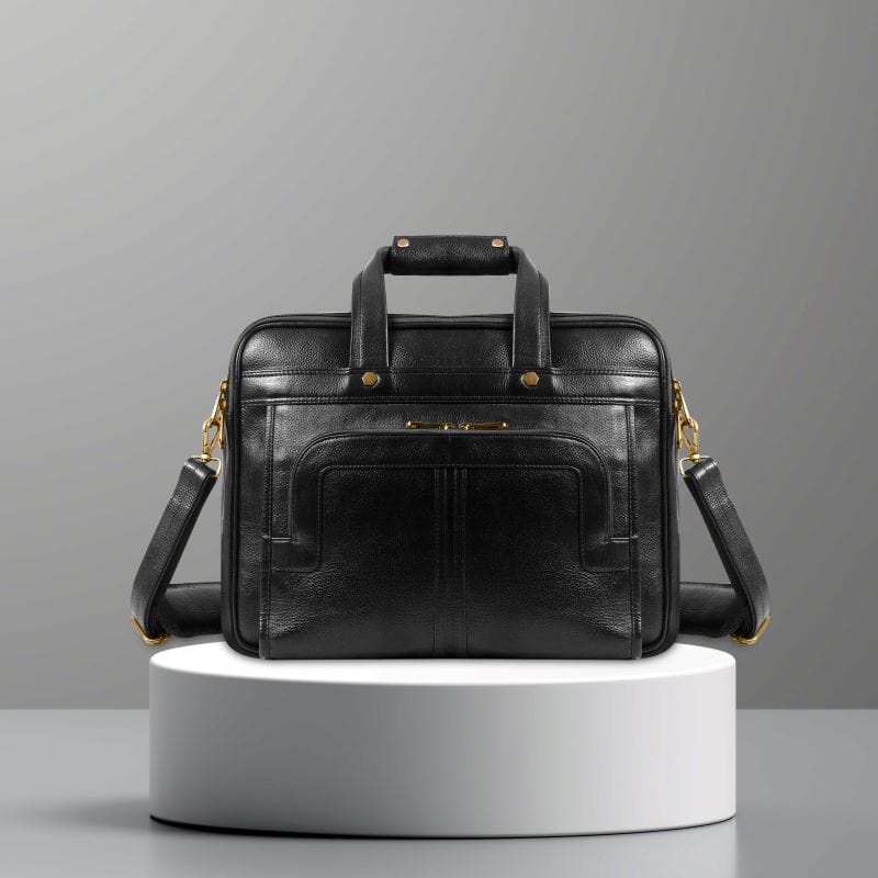 Signature Office Carry – Premium Leather Office Bags for Men from UZR
